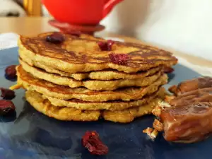 Tortitas de espelta con plátano y avena