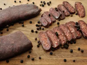 Storage of dried sausages