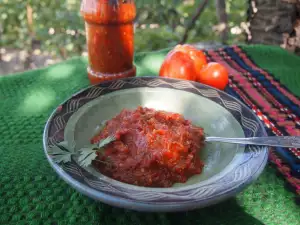 Homemade Chutney with Eggplants