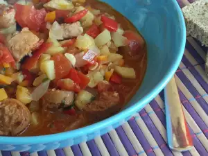 Summer Vegetable and Sausage Stew