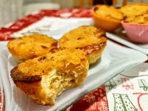 Macaroni en kaas muffins