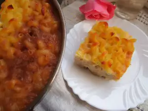 Macaroni in the Oven with Caramel