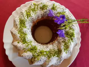 Butterkuchen mit Matcha