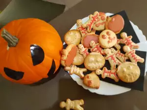 Galletas de mantequila para la fiesta de Halloween