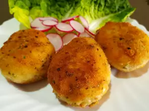 Croquetones con relleno de huevo