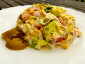 Ensaladilla mexicana con mayonesa