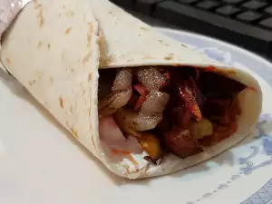 Burrito mexican cu pui