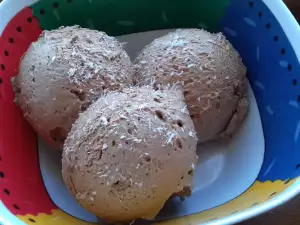 Helado de chocolate a la milanesa