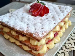 Millefeuille mit Zitronencreme