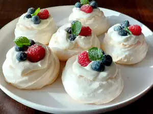 Keto mini Pavlova taartjes