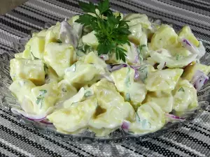 Ensalada de patatas con yogur