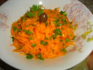 Carrot Salad with Orange Juice