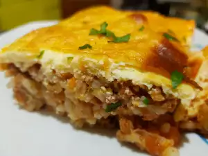 Moussaka de arroz con verduras