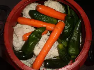 Mixed Pickle in a Drum