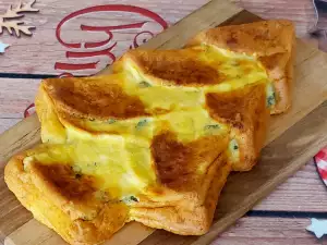 Omelette mit Spinat aus dem Ofen