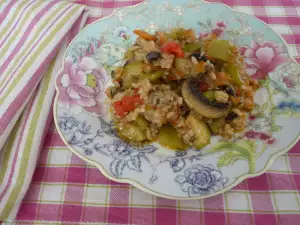 Rice with Vegetables and Soya Sauce