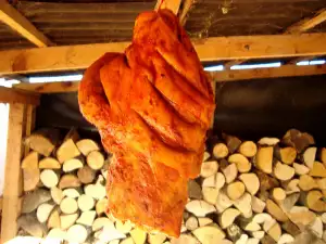 Gesalzene Schweinshaxe