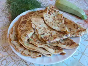 Unieke pannenkoeken met courgette, dille en speltbloem