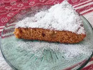 Sponge Cake with Whole Grain Flour and Apples