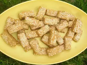 Volkoren crackers met zaden