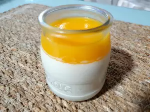 Panna cotta cu mango