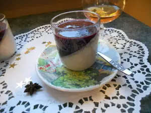 Panna cotta cu căpșuni