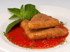 Crumbed Feta Cheese