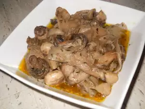 Gebakken Champignons met Boter, Rozemarijn en Tijm