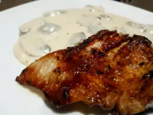 Exotic Pork Steaks with Mushroom Sauce