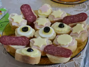 Montaditos para fiesta infantil