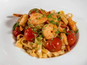 Spicy Shrimp with Pasta