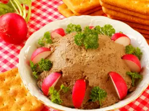 Pate with radishes