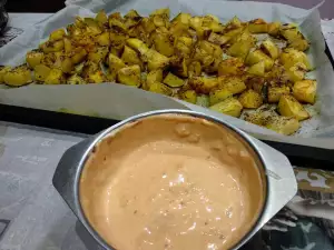 Тапас картофки с лют сос (Patatas Bravas)