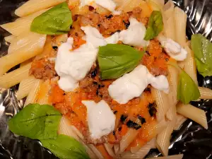 Penne mit Burrata