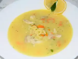 Chicken Soup with Orzo