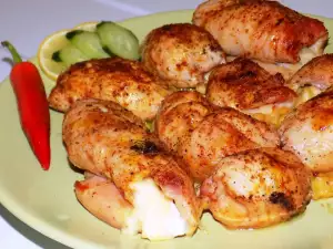 Chicken Rolls with Tasty Filling