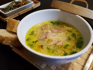 Chicken Soup without Thickening Agent