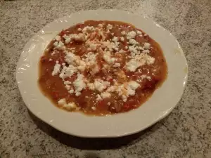 Pepper Porridge with White Cheese