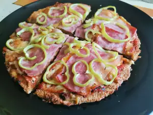 Diätpizza ohne Mehl