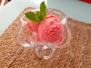 Helado de fruta sin azúcar