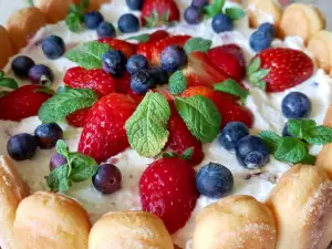 Leichte Obsttorte ohne Backen