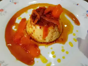 Orangen Flan mit Eiercreme