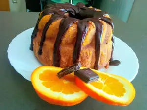 Orangenkuchen aus Eiweiß