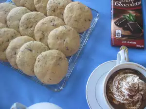 Galletas de naranja con chocolate