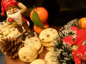 Galletas de naranja con pepitas de chocolate