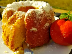 Lean Sponge Cake with Tangerines and Coconut