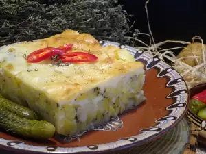 Moussaka de patata vegetariana