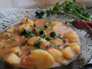 Guiso de patatas sin carne