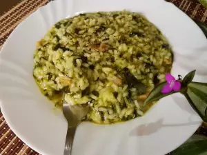 Risotto de Wakame y Setas Ostra