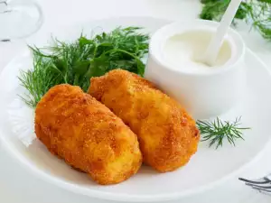 Huisgemaakte aardappelkroketten